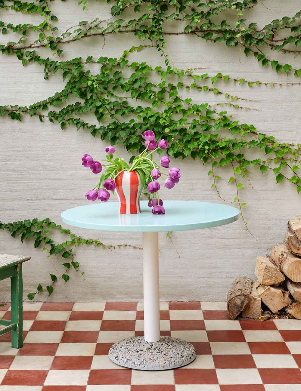 tavolo in ceramica ø90