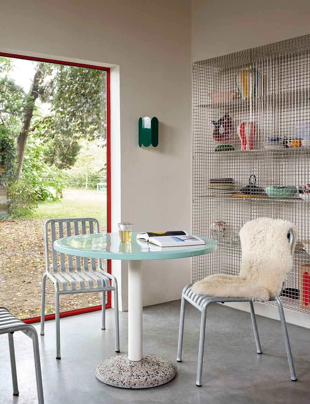 tavolo in ceramica ø90