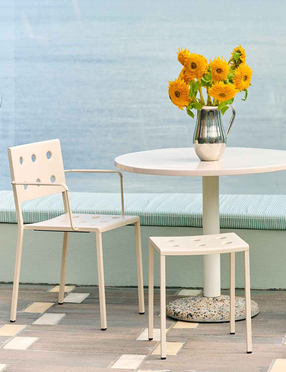 tavolo in ceramica ø90