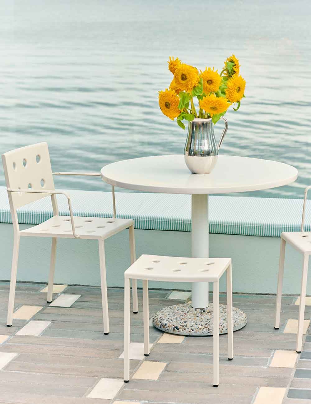 tavolo in ceramica ø90