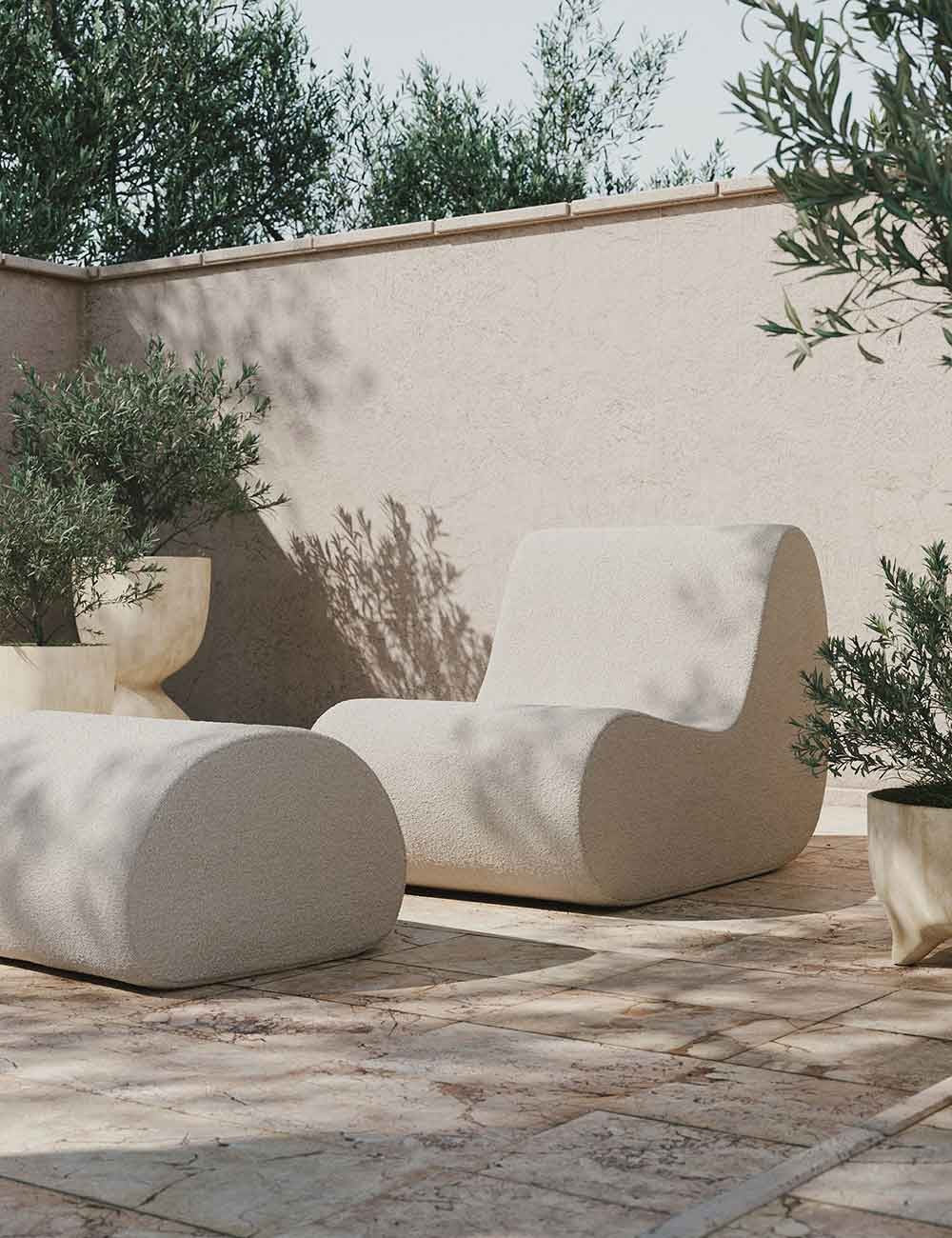 rouli center module bouclé
