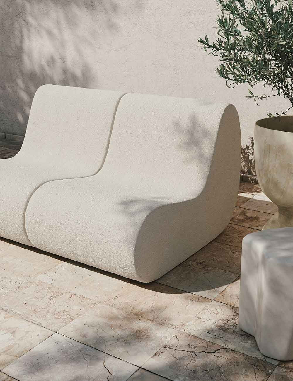 rouli center module bouclé