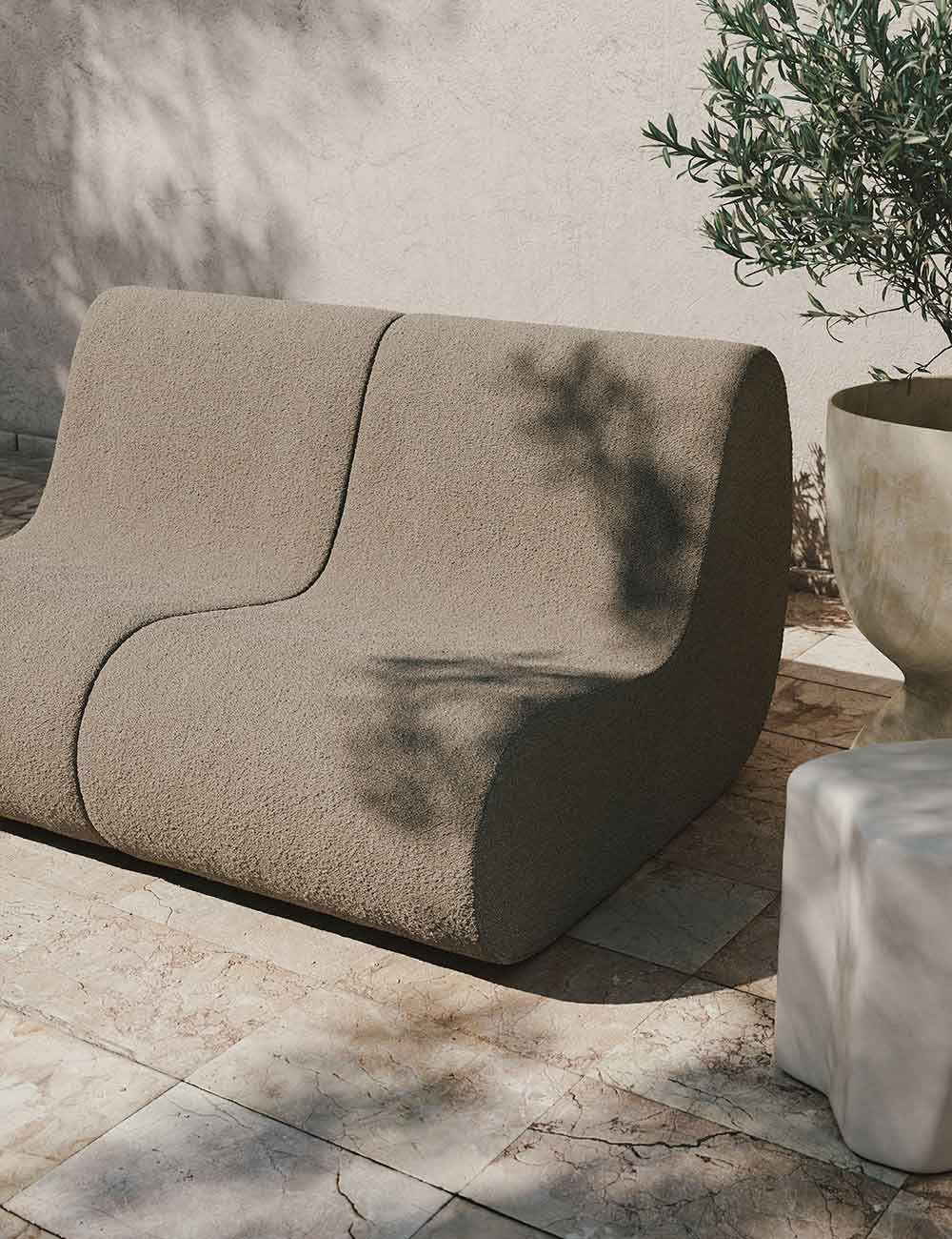 rouli center module bouclé