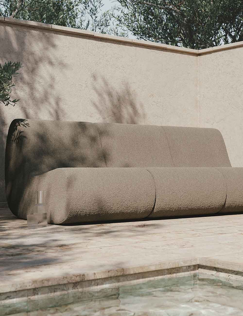rouli center module bouclé