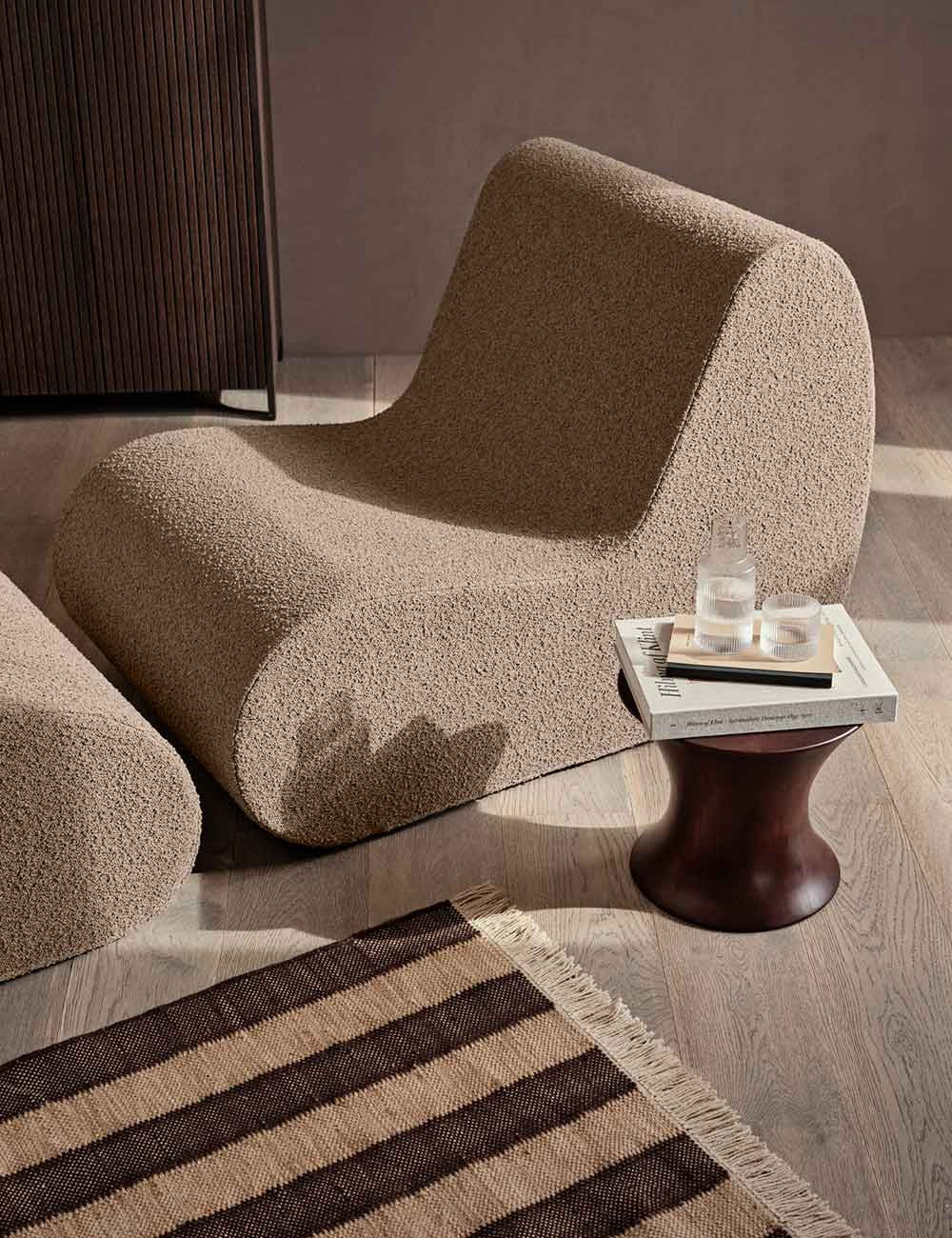 rouli center module bouclé