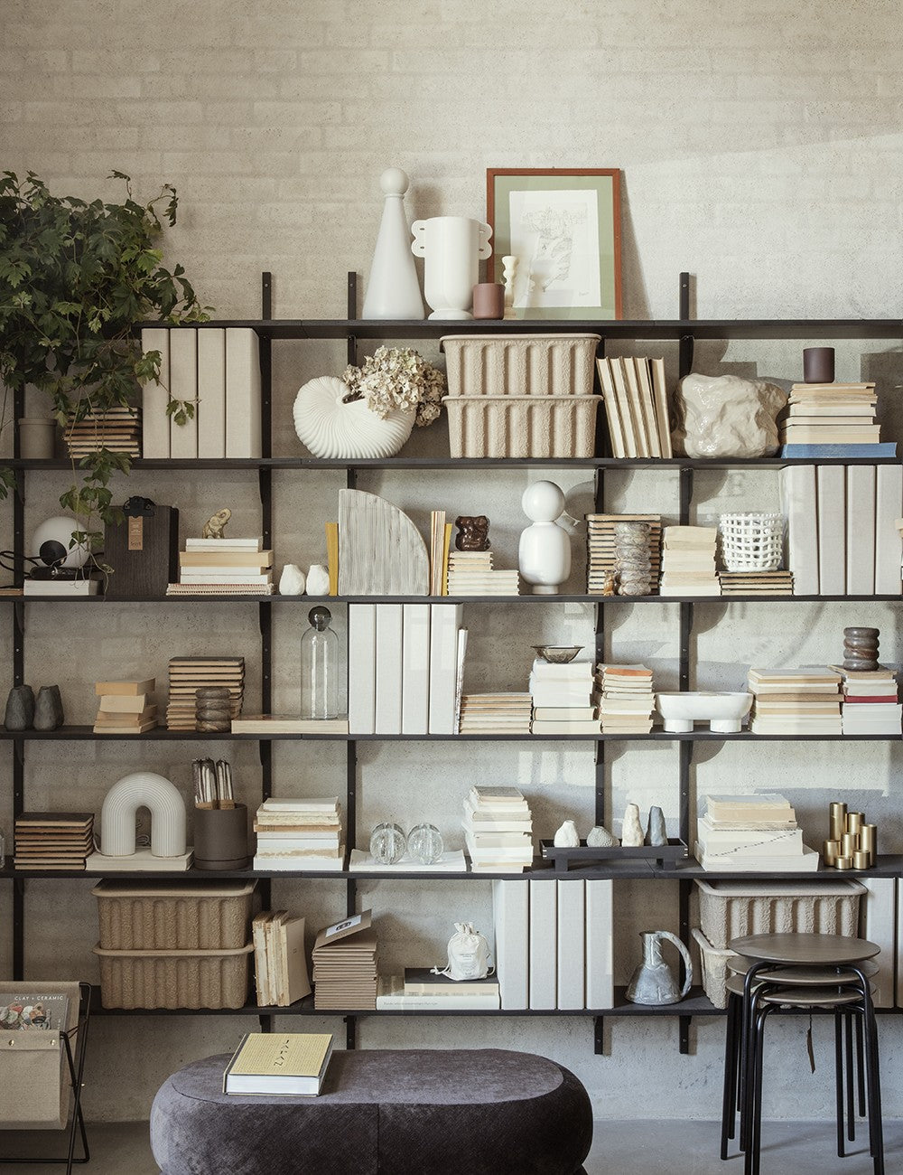 sector shelf triple wide