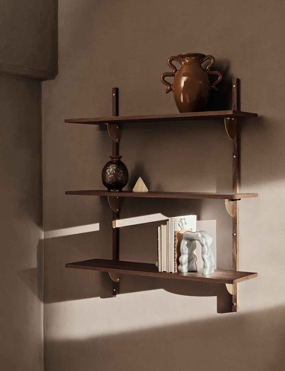 sector shelf triple wide