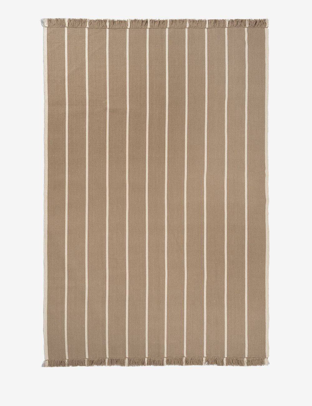 calm kelim rug sand