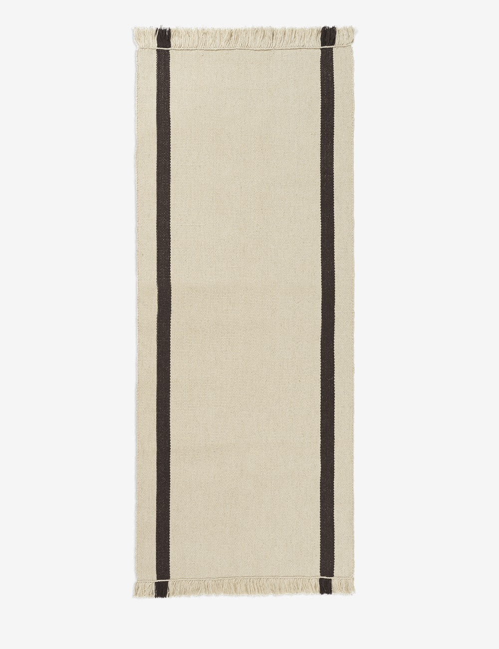 calm kelim runner off-white