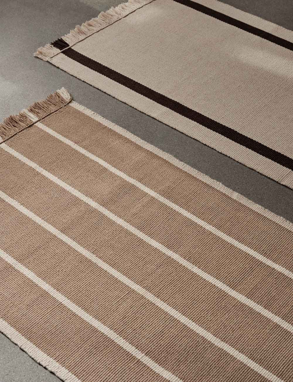 calm kelim runner off-white