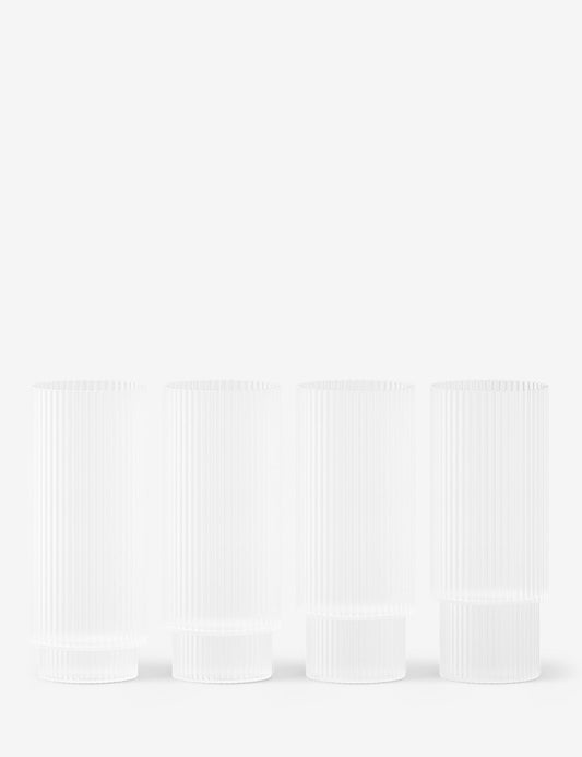 RIPPLE LONG DRINK GLASS 4 SET