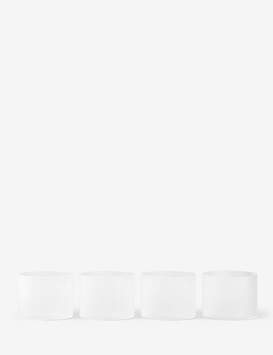 SET VASOS RIPPLE LOW 4 SET