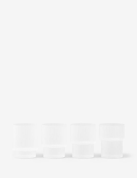 RIPPLE GLASS 4 SET
