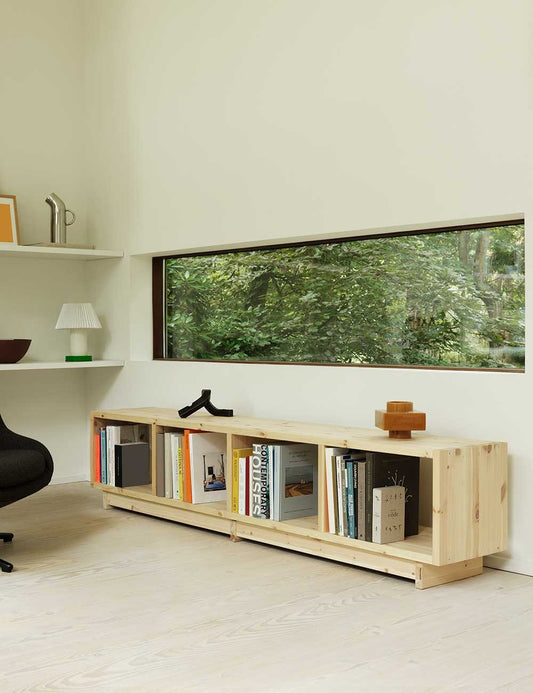 PLANK BOOKCASE LOW