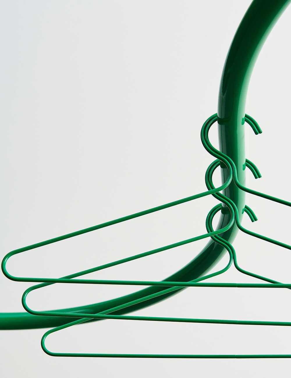 rack di colori a forma di S