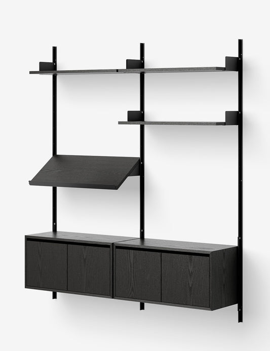 NEW WORKS LIVING SHELF CABINETS LOW w. DOORS