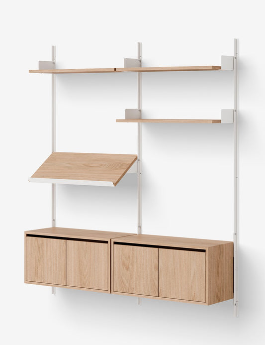 NEW WORKS LIVING SHELF CABINETS LOW w. DOORS