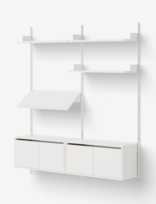 NEW WORKS LIVING SHELF CABINETS LOW w. DOORS