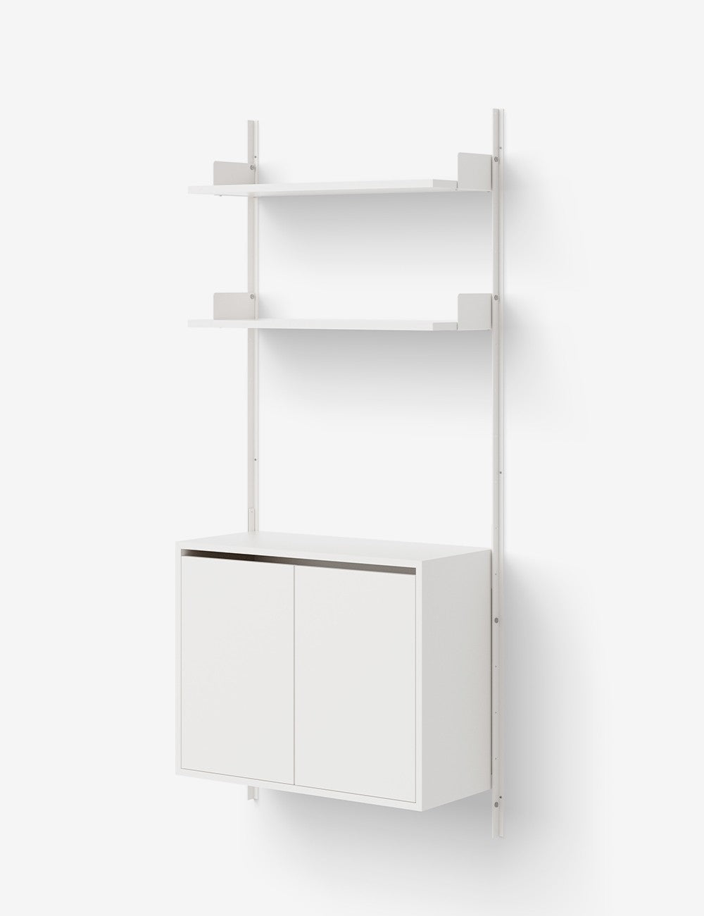 Étagère murale New Works 1900, meuble haut avec portes