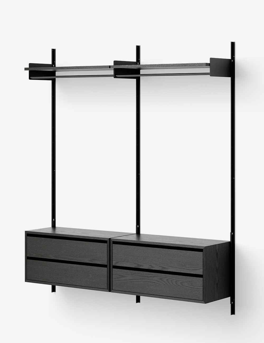 new works wardrobe shelf cabinets w. drawers