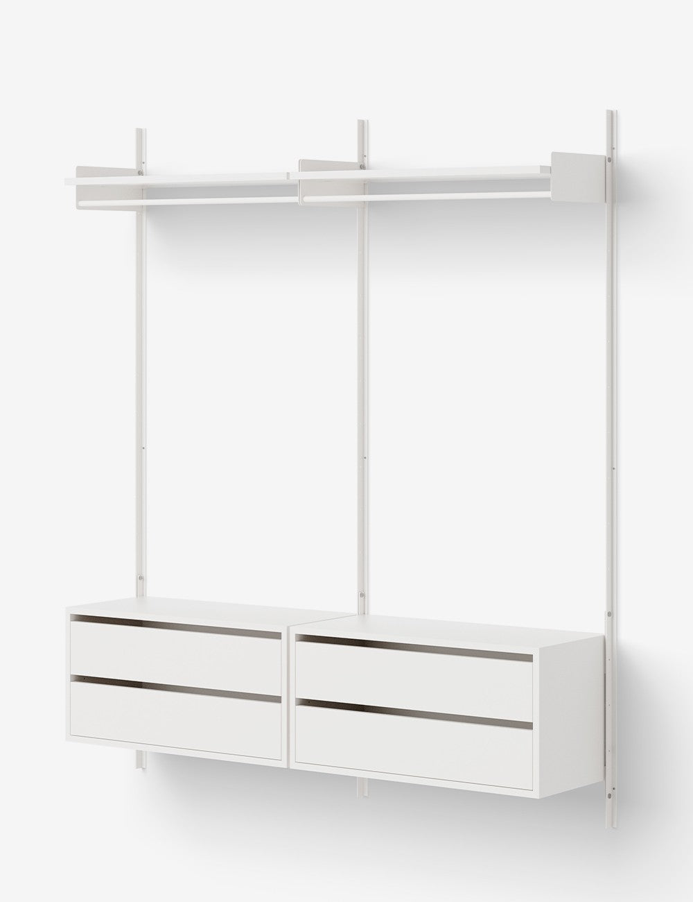 new works wardrobe shelf cabinets w. drawers