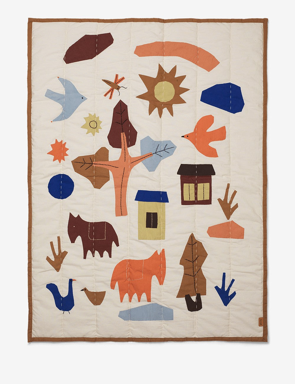 VILLAGE QUILTED BLANKET