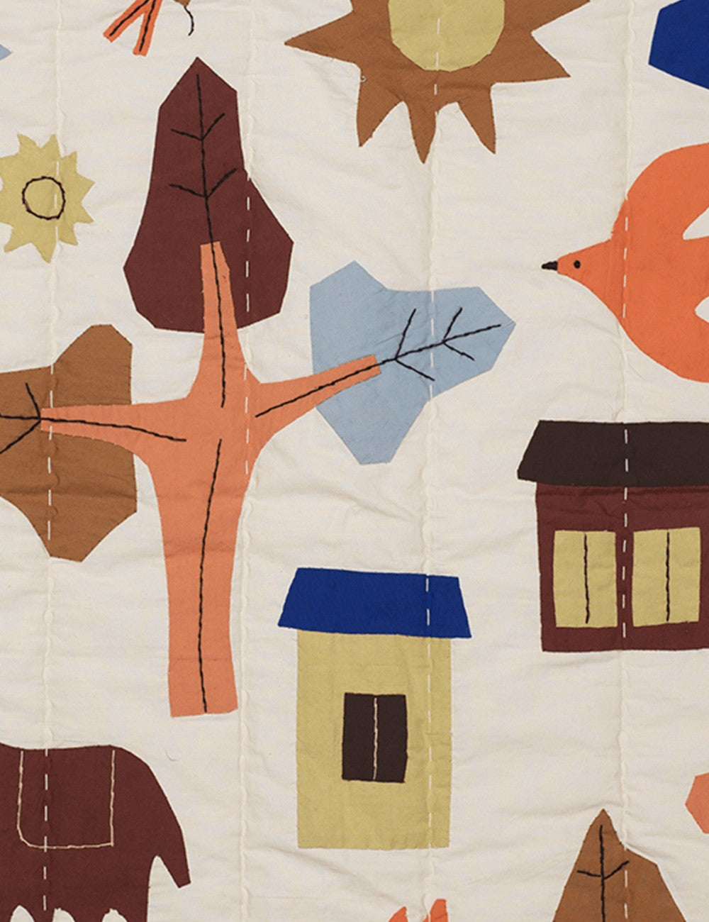 VILLAGE QUILTED BLANKET