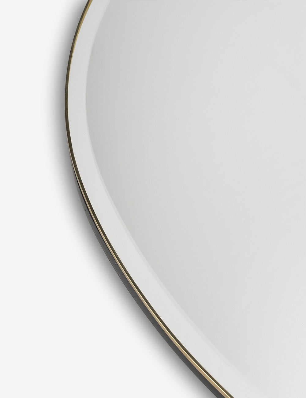 pond mirror full size brass