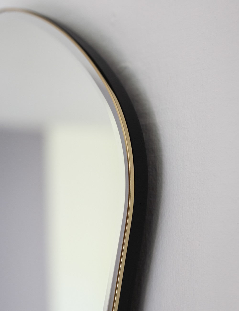 pond mirror full size brass