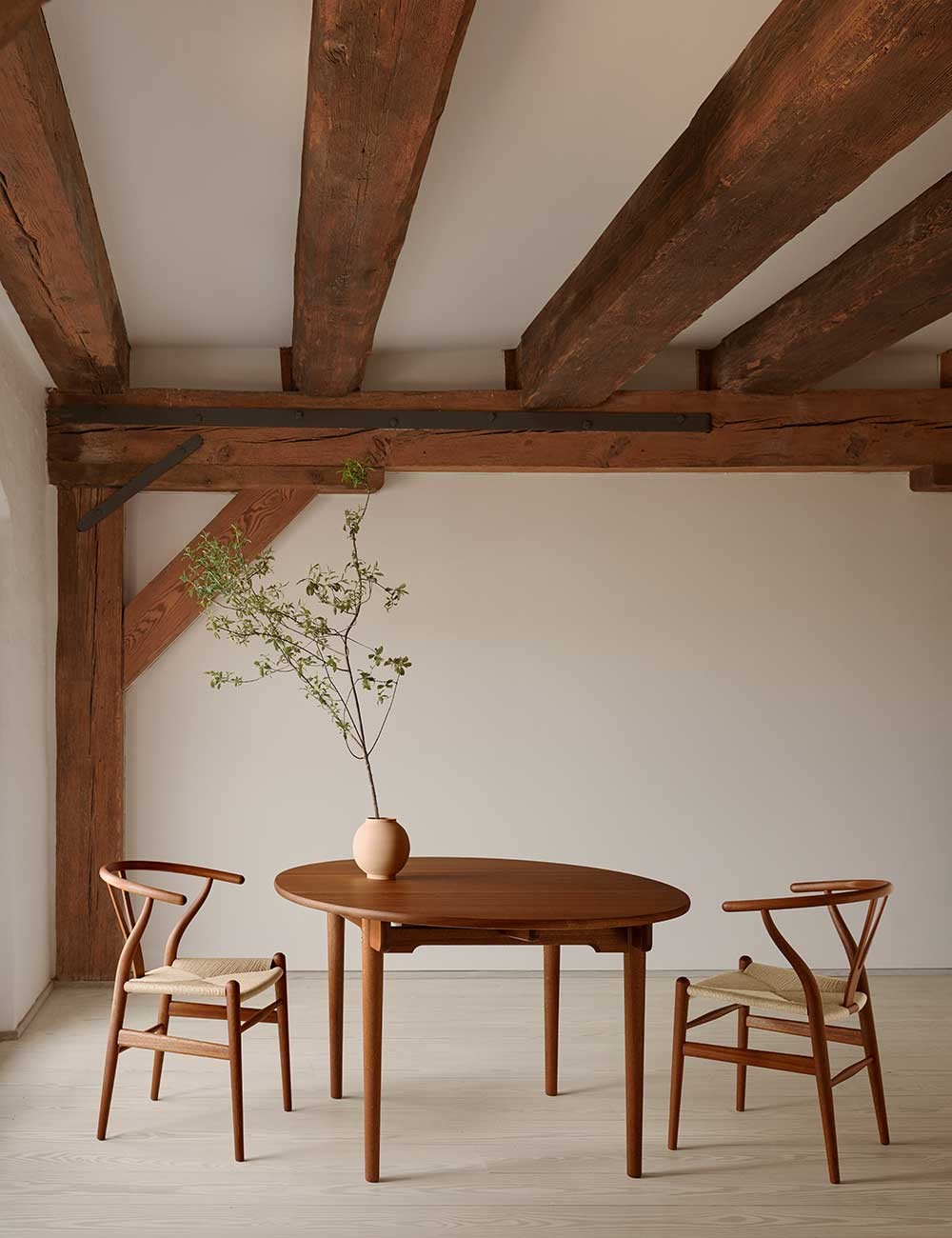 CH24 WISHBONE CHAIR MAHOGANY
