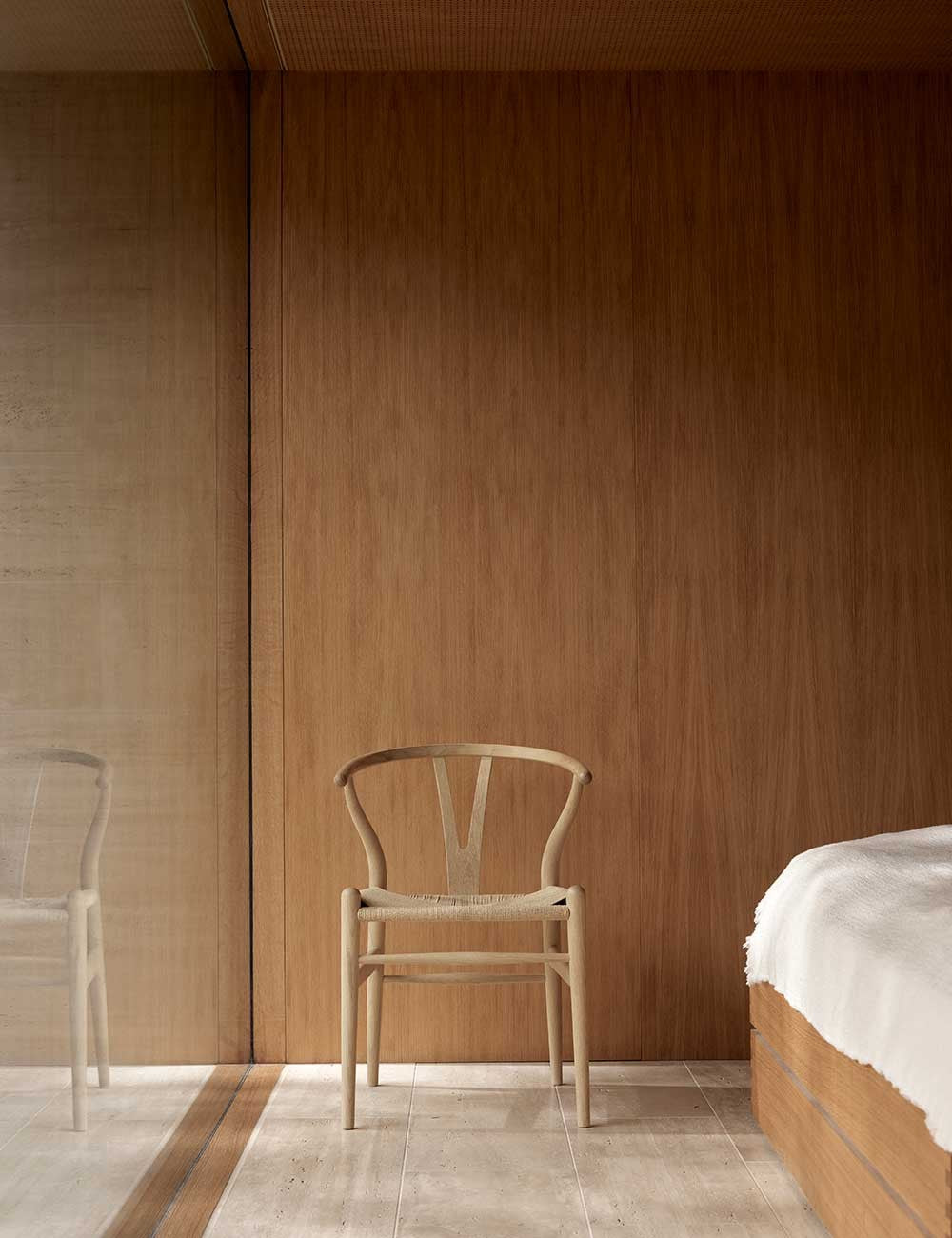 ch24 wishbone chair roble