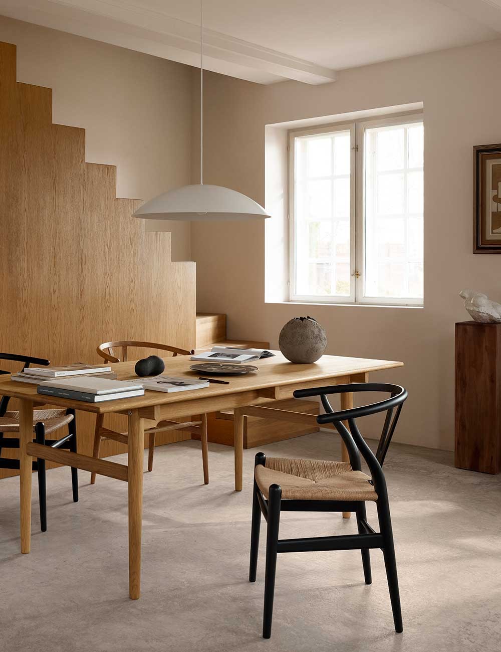 ch24 wishbone chair roble