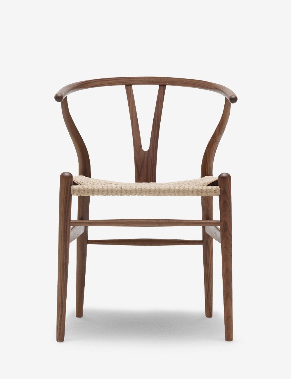 ch24 wishbone chair nogal