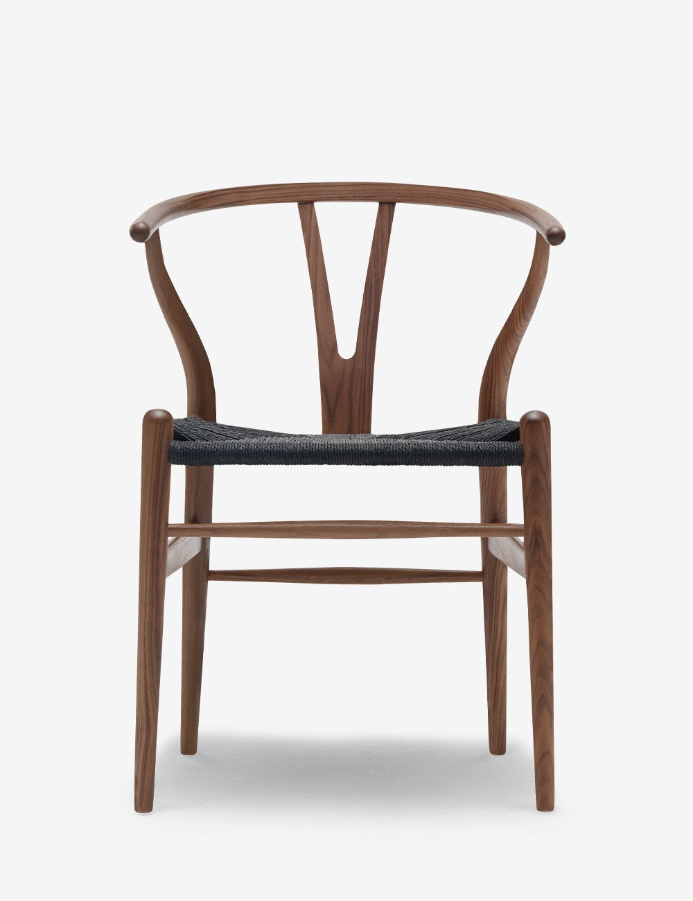 ch24 wishbone chair nogal