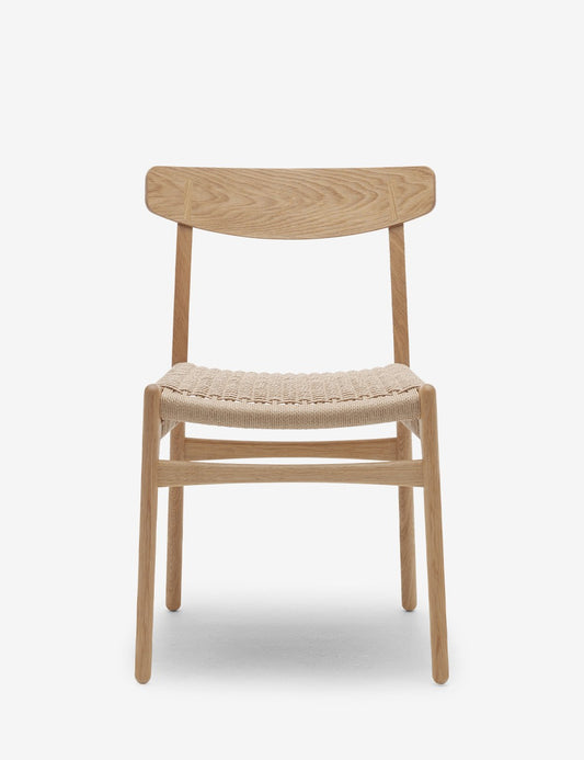 CH23 CHAIR BLACK OAK 4 SET