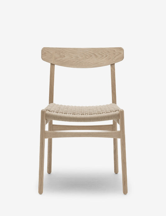 CH23 CHAIR BLACK OAK 4 SET