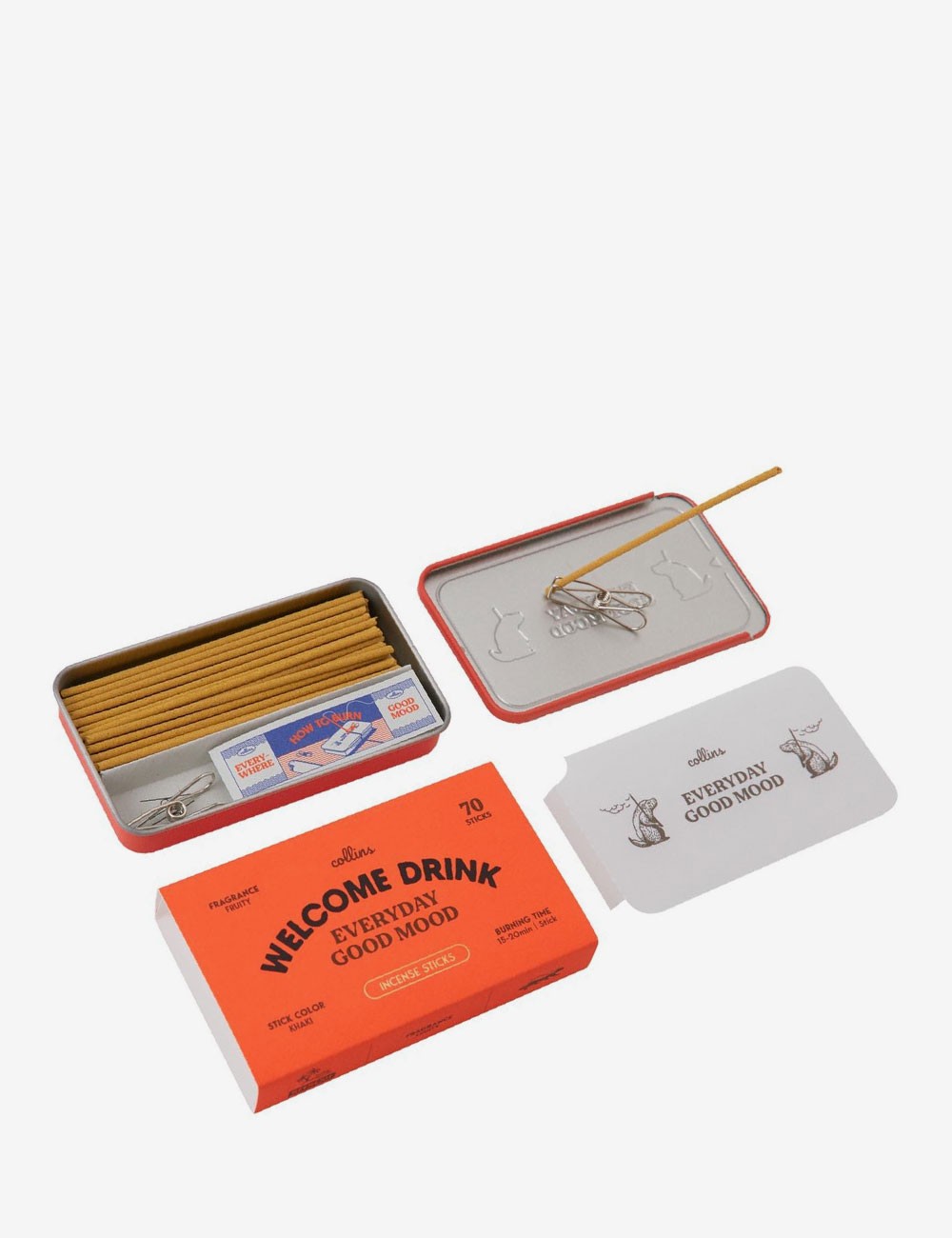 set incienso welcome drink