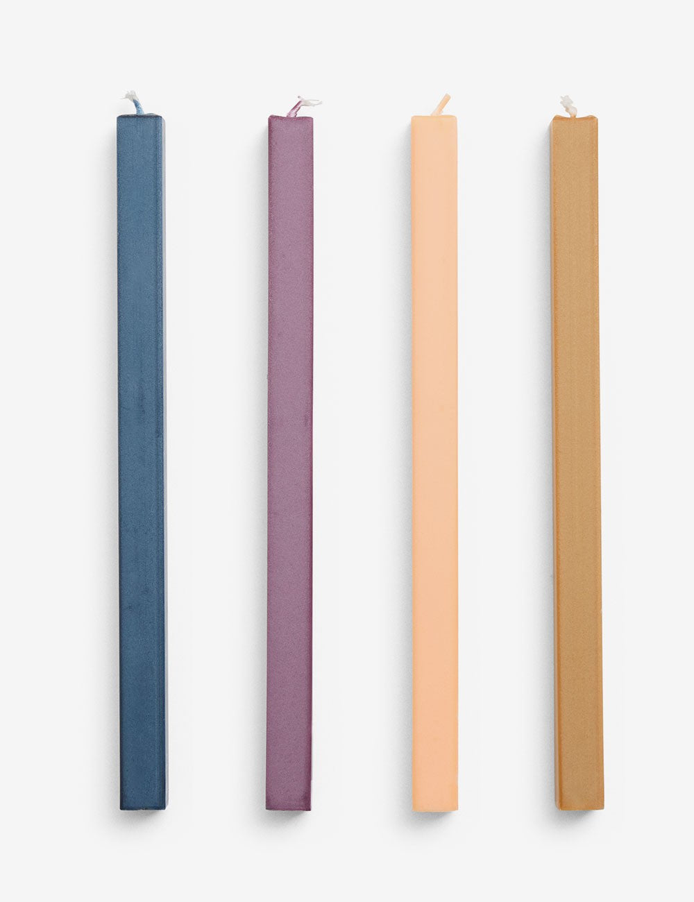 bougie carrée lot de 4