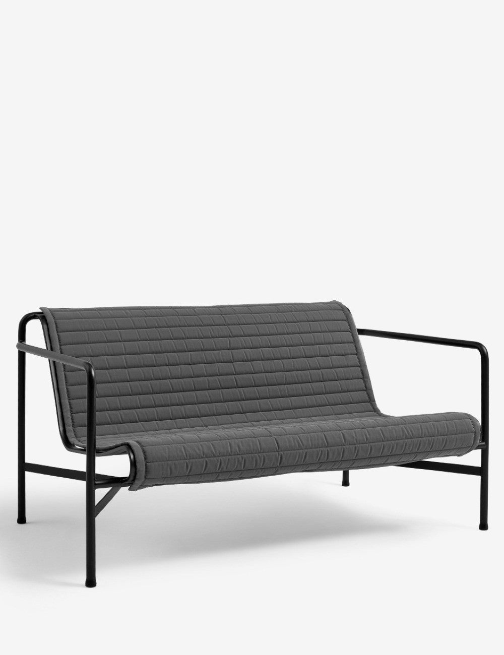 canapé de salon palissade à coussin matelassé