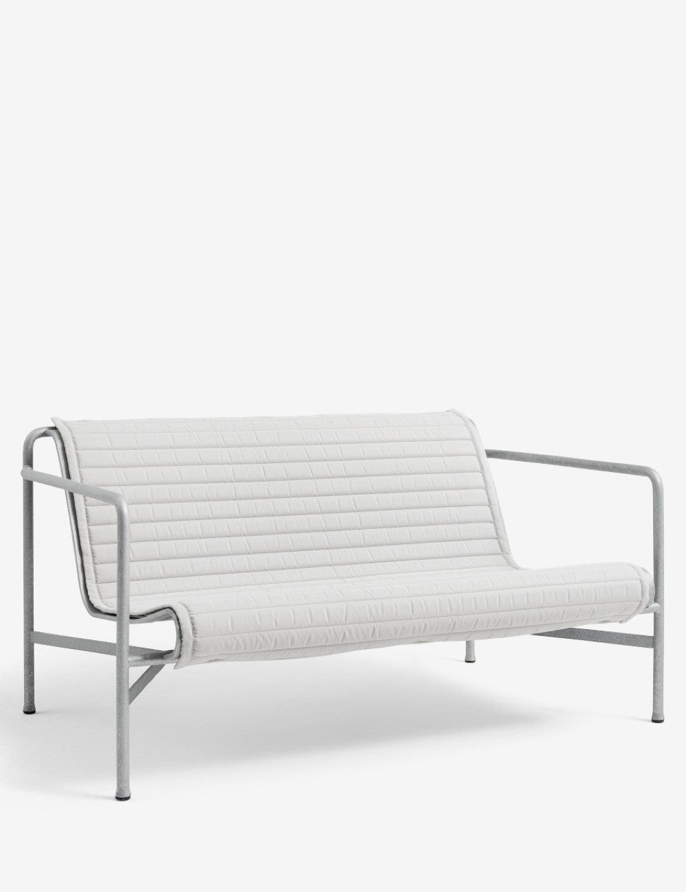 canapé de salon palissade à coussin matelassé