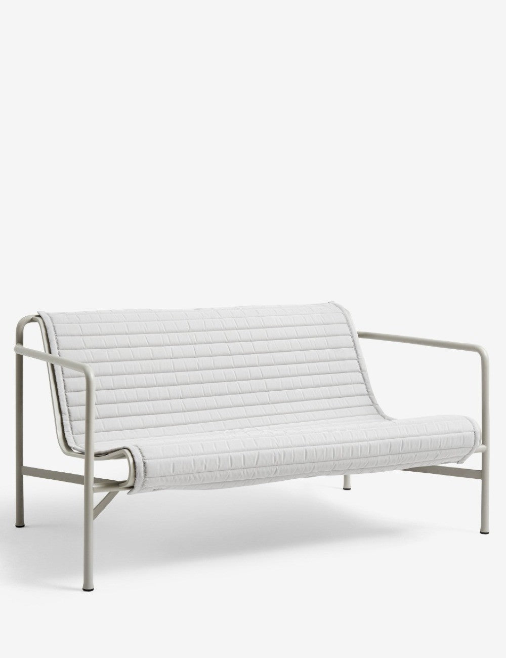 canapé de salon palissade à coussin matelassé