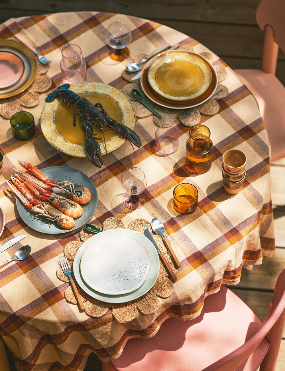expositor comida 70s ceramics
