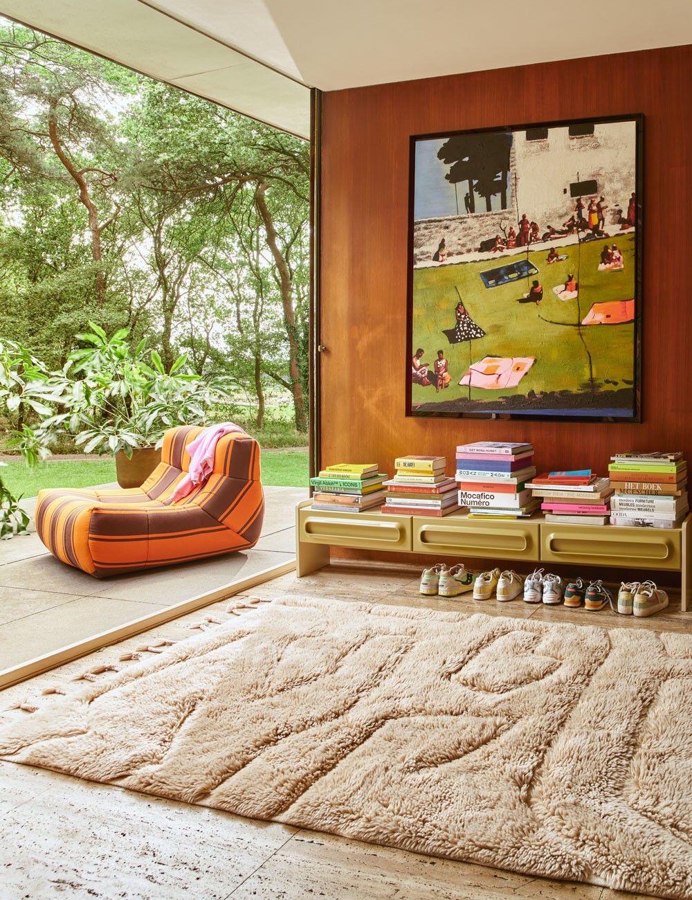 lazy lounge chair outdoor