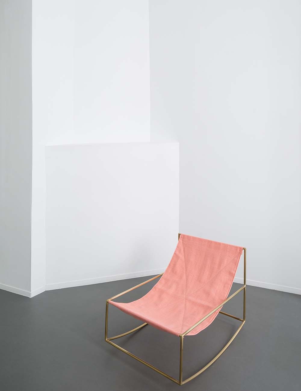 rocking chair brass