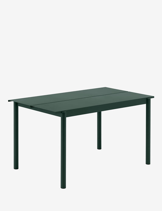 linear steel table 140