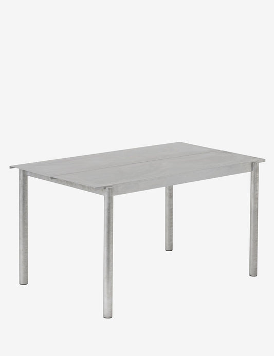 linear steel table 140