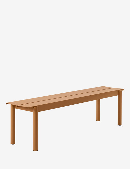 linear steel bench 170