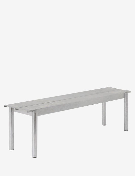 linear steel bench 170