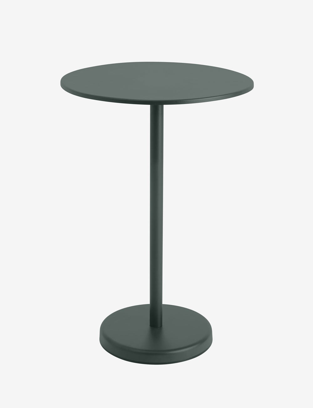 linear steel café table 105