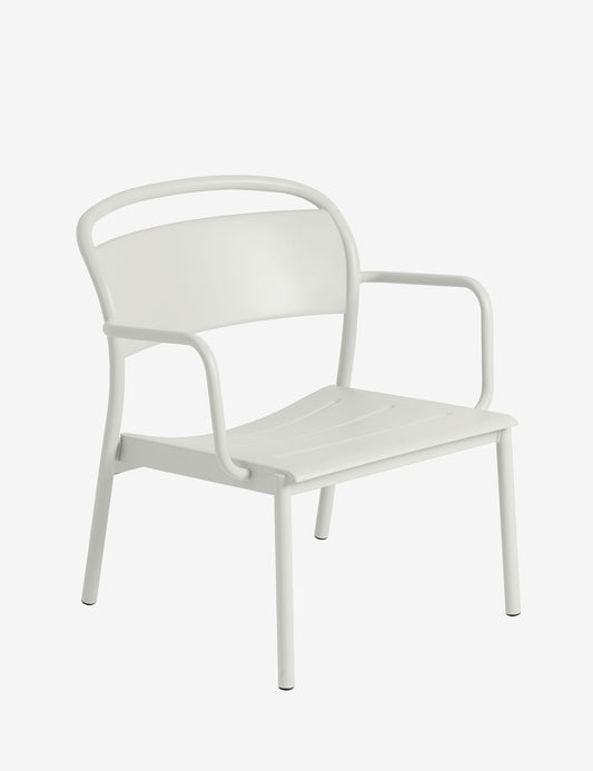 linear steel lounge chair